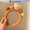Onetimingfine Gấu Dễ Thương Trang Trí Sinh Nhật Băng Đô Quấn Tóc Pompom Bóng Mũ Nữ Bé Gái Trẻ Em VN Giá 42.386 VND 2