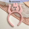 Onetimingfine Hồng Sang Trọng Grip Bangs Vui Nhộn Trang Trí Tóc Mũ Đầu Giá 47k 2