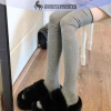 Onetimingfine Legging Nữ Màu Trơn Đùi Vớ Cao Cấp, Trên Đầu Gối, Giữ Nhiệt Cotton, 36.180₫ 2
