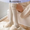 Onetimingfine Legging Nữ Màu Trơn Đùi Vớ Cao Cấp, Trên Đầu Gối, Giữ Nhiệt Cotton, 36.180₫ 4