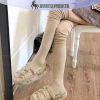 Onetimingfine Legging Nữ Màu Trơn Đùi Vớ Cao Cấp, Trên Đầu Gối, Giữ Nhiệt Cotton, 36.180₫ 5