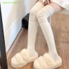 Onetimingfine Legging Nữ Màu Trơn Đùi Vớ Cao Cấp, Trên Đầu Gối, Giữ Nhiệt Cotton, 36.180₫ 10