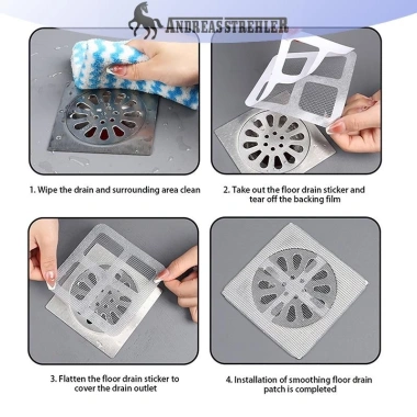 Onetimingfine Miếng Dán Thoát Nước Sàn Dùng Một Lần - Lọc Tóc, Bắt Nắp Bồn Rửa, 31.099₫