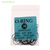 Onetimingfine O-Ring cao su 0.5-0.8mm đồng hồ - Chống nước, gioăng mặt sau, 1 Pack 10