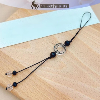 Onetimingfine Phong Cách Trung Quốc - Mực Thư, Quạt Dây Xích, Dây Móc Khóa Chống Mất Điện Thoại - 40.011 VND 2