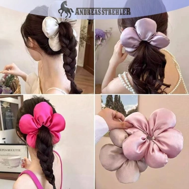 Onetimingfine Sa Lớn 3D Hoa Tóc Dây Nữ - Mũ Lớn Intese Hairband Phụ Kiện Tóc VN 9