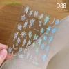 Onetimingfine Trắng Mộc Lan Hoa Tay Vẽ Tính Khí Miếng Dán Móng Tay Tăng Cường Dính Decal Trang Trí VN 33.660₫ 10