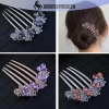Onetimingfine vintage kẹp tóc hoa Hàn Quốc, ngọc trai sáng bóng, giảm giá 3