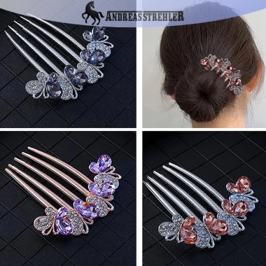 Onetimingfine vintage kẹp tóc hoa Hàn Quốc, ngọc trai sáng bóng, giảm giá 3