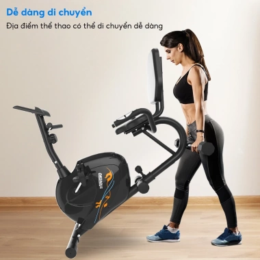 OneTwoFit Xe Đạp Thể Thao Bánh Đà 4KG Không Ồn, Màn Hình LED, Tập Gym - Giá Ưu Đãi 3.36 Triệu