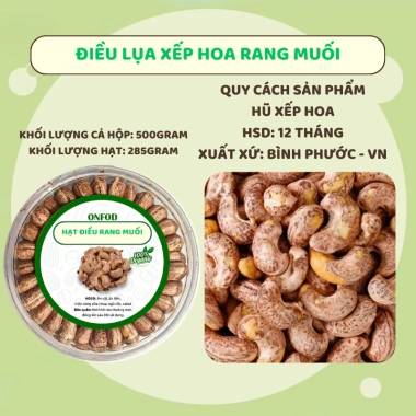ONFOD Hạt Điều Rang Muối Nguyên Vị - Đồ Ăn Vặt Giảm Cân Cho Mẹ Bầu 69.000 VNĐ 10