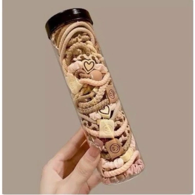 Ống 20 Dây Chun Tóc Vặn Thừng - Set Thun Cột Tóc Nâu Trà Sang Chảnh, Đẹp Xinh Xỉu, Mẫu Mới 3 Ống 20 Dây Chun Tóc Vặn Thừng - Set Thun Cột Tóc Nâu Trà Sang Chảnh, Đẹp Xinh Xỉu, Mẫu Mới 3