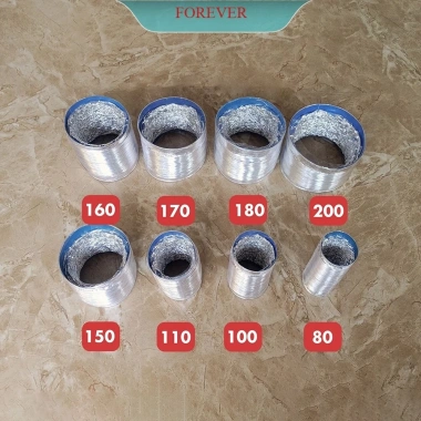 Ống bạc co dãn 3M hút mùi, ống nhôm nhún cách nhiệt chống cháy – Giá chỉ 78.000đ