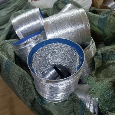 Ống bạc co dãn 3M hút mùi, ống nhôm nhún cách nhiệt chống cháy – Giá chỉ 78.000đ 4