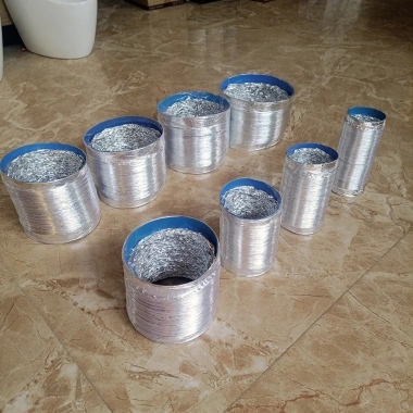 Ống bạc co dãn 3M hút mùi, ống nhôm nhún cách nhiệt chống cháy – Giá chỉ 78.000đ 9
