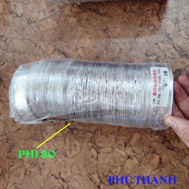 Ống Bạc Co Giãn 3m - Hút Mùi Bếp, Dẫn Khí, Chống Nóng, Cách Nhiệt, Dễ Lắp Đặt - Giá 79.000đ 2 Ống Bạc Co Giãn 3m - Hút Mùi Bếp, Dẫn Khí, Chống Nóng, Cách Nhiệt, Dễ Lắp Đặt - Giá 79.000đ 2