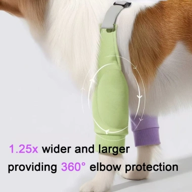 Ống bảo vệ khớp chó lớn, thoáng khí ngăn liếm, phục hồi sau mổ, Corgi, Shiba Inu, Frenchie – 295.667 VND 2