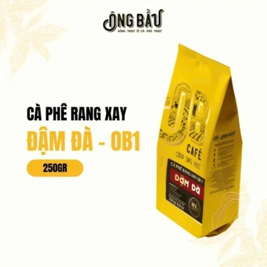 Ông Bầu Cà Phê Rang Xay Đậm Đà OB1 250gr Hương Vị Truyền Thống Giá Ưu Đãi 89.000đ 2