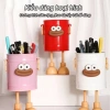 Ống Cắm Bút Nhựa Miệng Rộng - Hộp Bút Lớn, Thiết Kế Độc Đáo, Đựng Đồ Học & Quà Tết 3