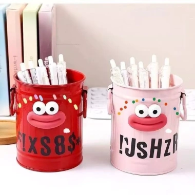 Ống Cắm Bút Nhựa Miệng Rộng - Hộp Bút Lớn, Thiết Kế Độc Đáo, Đựng Đồ Học & Quà Tết 4