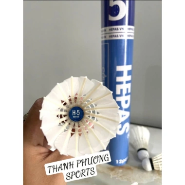 Ống cầu lông Hepas-H5 TĐ 74 - Quả ngỗng chuẩn thi đấu, độ bề và ổn định cao, giá chỉ 245.000 VNĐ