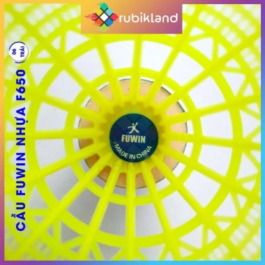 Ống Cầu Lông Nhựa 6 Trái Cầu Vàng Fuwin Chất Lượng Cao Dùng Tập Luyện và Thi Đấu Badminton Giá 65.000 VND