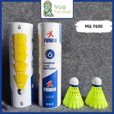 Ống Cầu Lông Nhựa 6 Trái Chính Hãng Cầu Vàng - Tập Luyện & Thi Đấu Badminton 65k