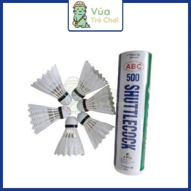Ống Cầu Lông Nhựa 6 Trái Chính Hãng Cầu Vàng - Tập Luyện & Thi Đấu Badminton 65k