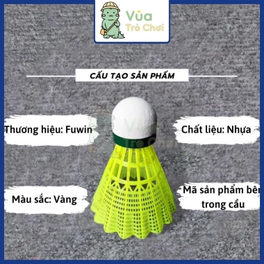 Ống Cầu Lông Nhựa 6 Trái Chính Hãng Cầu Vàng - Tập Luyện & Thi Đấu Badminton 65k 5 Ống Cầu Lông Nhựa 6 Trái Chính Hãng Cầu Vàng - Tập Luyện & Thi Đấu Badminton 65k 5