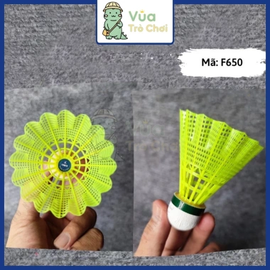 Ống Cầu Lông Nhựa 6 Trái Chính Hãng Cầu Vàng - Tập Luyện & Thi Đấu Badminton 65k