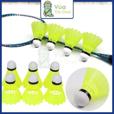 Ống Cầu Lông Nhựa 6 Trái Chính Hãng Cầu Vàng - Tập Luyện & Thi Đấu Badminton 65k