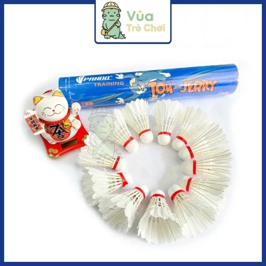 Ống cầu lông Pando Tom Jerry 12 trái xanh đỏ - Tập luyện & thi đấu, chỉ 163.000đ