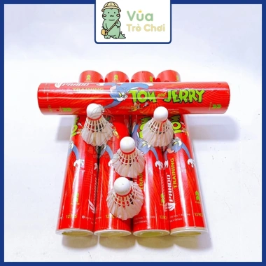 Ống cầu lông Pando Tom Jerry 12 trái xanh đỏ - Tập luyện & thi đấu, chỉ 163.000đ