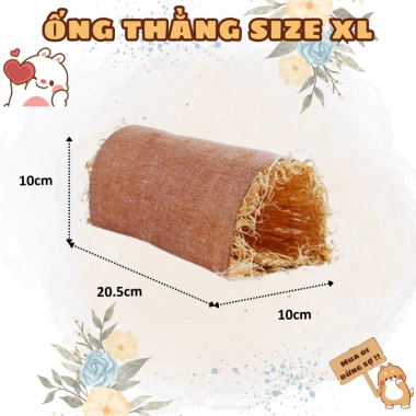 Ống chui bện rơm cho Hamster, Bọ Ú, Chuột Lang, Thỏ, Sóc, Nhím - Giá ưu đãi 49.000đ