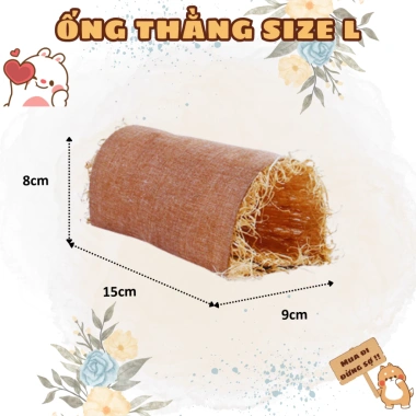 Ống chui bện rơm cho Hamster, Bọ Ú, Chuột Lang, Thỏ, Sóc, Nhím - Giá ưu đãi 49.000đ