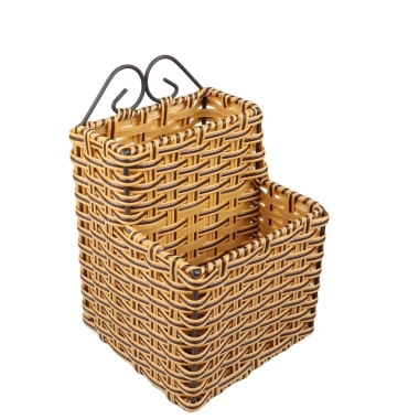 Ống Đũa Nĩa Giả Mây 2 Ngăn Tròn Vuông Tiện Lợi Cao Cấp Mta-Mart2 Giá 52.000₫ 6