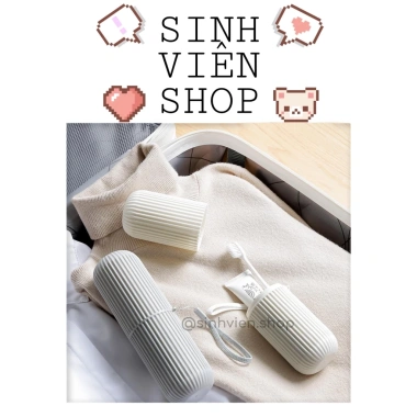 Ống đựng bàn chải & kem đánh răng du lịch tròn - Tiện lợi, chỉ 20.400₫