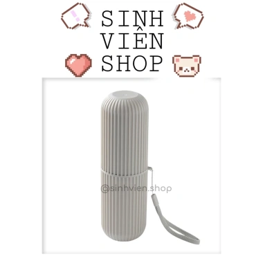 Ống đựng bàn chải & kem đánh răng du lịch tròn - Tiện lợi, chỉ 20.400₫