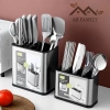 Ống Đựng Dao Kéo Đũa Thìa Inox Không Gỉ, Khe Thoát Nước, Tránh Bám Bụi, Nhỏ Gọn 90k 2