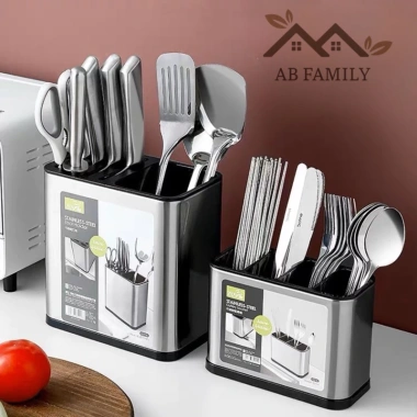 Ống Đựng Dao Kéo Đũa Thìa Inox Không Gỉ, Khe Thoát Nước, Tránh Bám Bụi, Nhỏ Gọn 90k 2 Ống Đựng Dao Kéo Đũa Thìa Inox Không Gỉ, Khe Thoát Nước, Tránh Bám Bụi, Nhỏ Gọn 90k 2