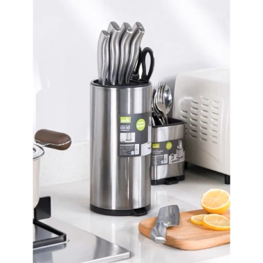 Ống Đựng Dao Kéo Đũa Thìa Inox Không Gỉ, Khe Thoát Nước, Tránh Bám Bụi, Nhỏ Gọn 90k
