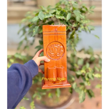 Ống đựng nhang đa mẫu chỗ bật lửa tiện lợi, hàng dày chạm khắc sắc nét chỉ 100.000 VND