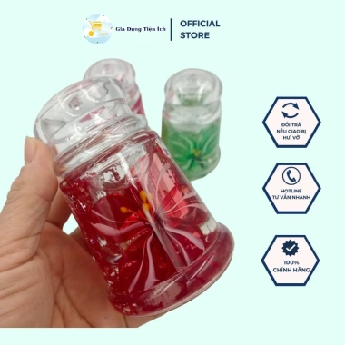 Ống Đựng Tăm Xỉa Răng Họa Tiết Hoa 5 Cánh Màu Tròn‑Vuông Cao Cấp Mta‑Mart2