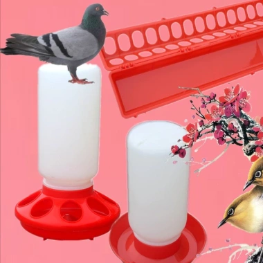 Ống Đựng Thức Ăn Tự Động 24cm 1L Nhựa PP An Toàn cho Gà Con, Chim, Gia Cầm - Giá 85.000₫ 4