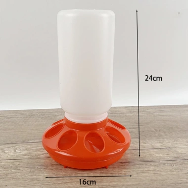 Ống Đựng Thức Ăn Tự Động 24cm 1L Nhựa PP An Toàn cho Gà Con, Chim, Gia Cầm - Giá 85.000₫ 6