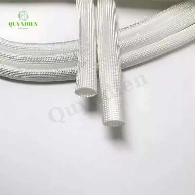 Ống Gen Sợi Thủy Tinh Amiang 600°C Chống Cháy - Cuộn Nhiều Size | Quỳnh Diễn 6
