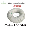 Ống Gen Sợi Thủy Tinh Amiang 600°C Chống Cháy - Cuộn Nhiều Size | Quỳnh Diễn 8