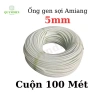 Ống Gen Sợi Thủy Tinh Amiang 600°C Chống Cháy - Cuộn Nhiều Size | Quỳnh Diễn 10