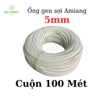 Ống Gen Sợi Thủy Tinh Amiang 600°C Chống Cháy - Cuộn Nhiều Size | Quỳnh Diễn 10