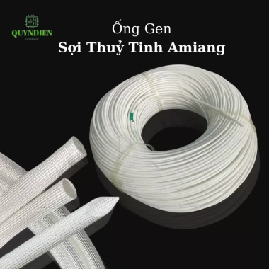 Ống Gen Sợi Thủy Tinh Amiang 600°C Chống Cháy - Nhiều Size, Giá 79.900₫ Quỳnh Diễn
